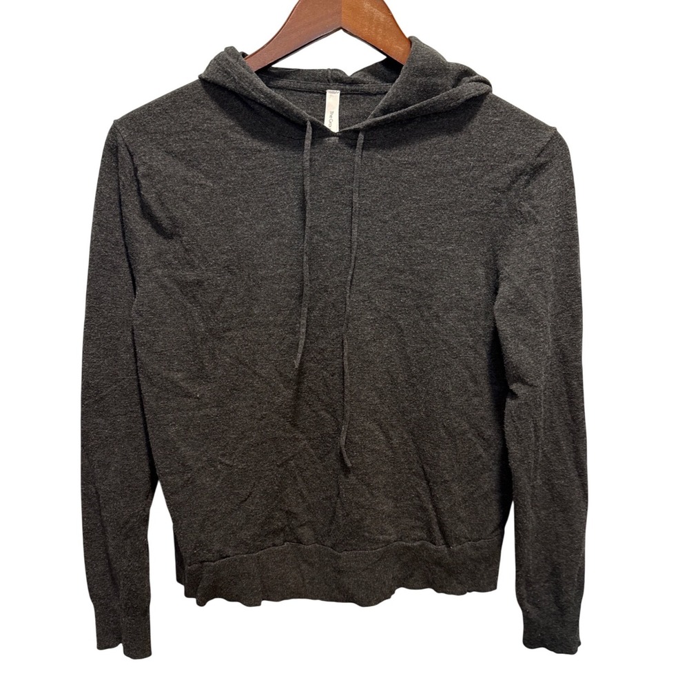 The Group by Babaton Aritzia Charcoal Grey Knit Pullover Hoodie Sweater‎ Mens M